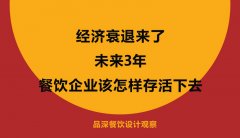 經(jīng)濟衰退來了，未來3年餐飲企業(yè)該怎樣存活下去？